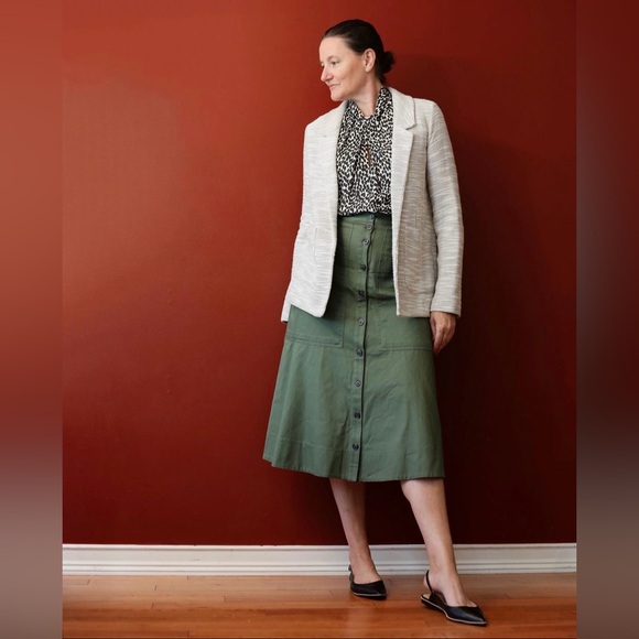 TIBI Harrison Chino Patch Pocket Skirt NWT - Picture 9 of 14